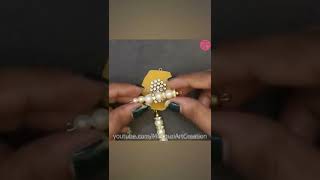 #shorts #viralshorts !! Rakhi Making At Home !! Bhaiya-Bhabhi Rakhi Idea #rakshabandhanspecial