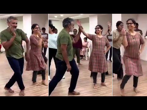 SS Rajamouli and His Wife Rama's Rehearsals For the Dance Performance Went Viral |  Manastars