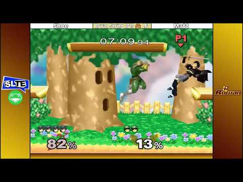 Rowan Spring 2019 #6: Shoe (Marth) Vs. Matt (Fox, Falcon) - LR1