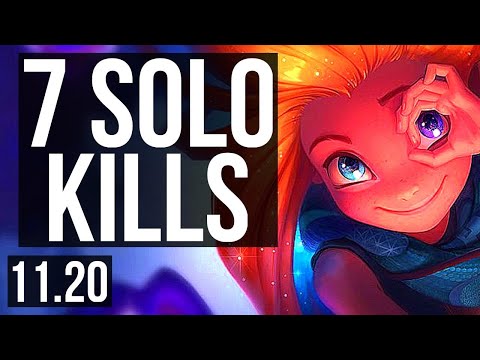 ZOE vs SYNDRA (MID) | 7 solo kills, 600+ games, 1.1M mastery | EUW Grandmaster | v11.20