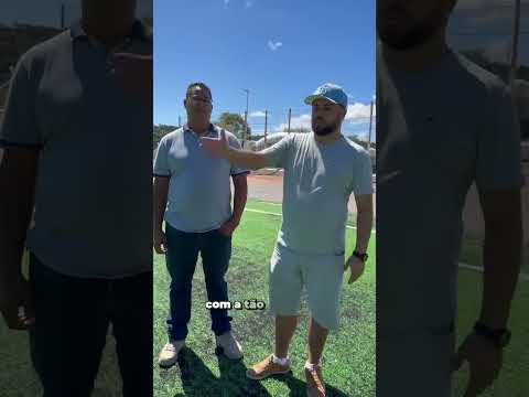 VEREADORES RONY BOI E VITÃO PARABENIZAM O PREFEITO DE JUQUITIBA WILHIANS SOARES PELA OBRA DO CAMPÃO DE JUQUITIBA