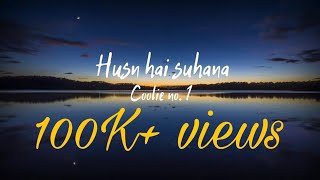 Husn Hai Suhana (Lyrics) | Coolie No.1 | Varun - YouTube