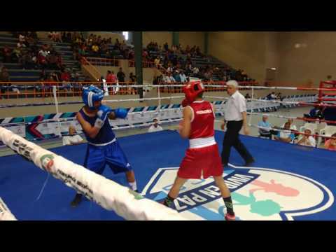 Nestor Higuera (BCS) Vs Abraham Busani (SON) Regional de boxeo 2017 La Paz BCS
