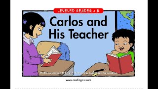 Carlos and his teacher