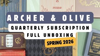 MY FULL REVEAL! Archer & Olive Seasonal Subscription Box | Spring 2026