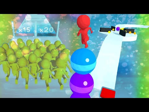 Stack Rider VS Join Clash games - MAX Level - Google Play games - Video game - music