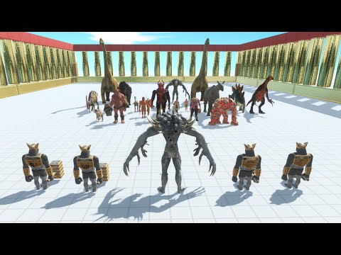 Scourge & 4 Ghor Hammer vs Faction | Animal Revolt Battle Simulator