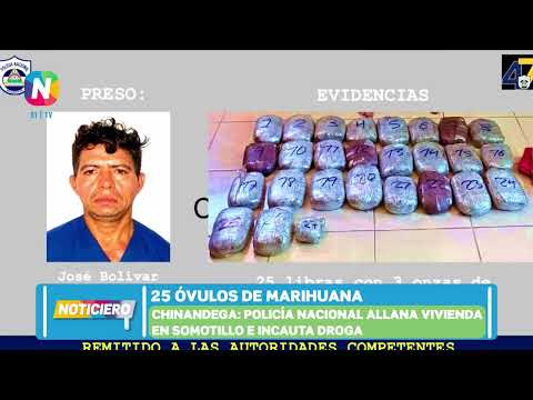 Policía Nacional allana vivienda en Somotillo e incauta droga