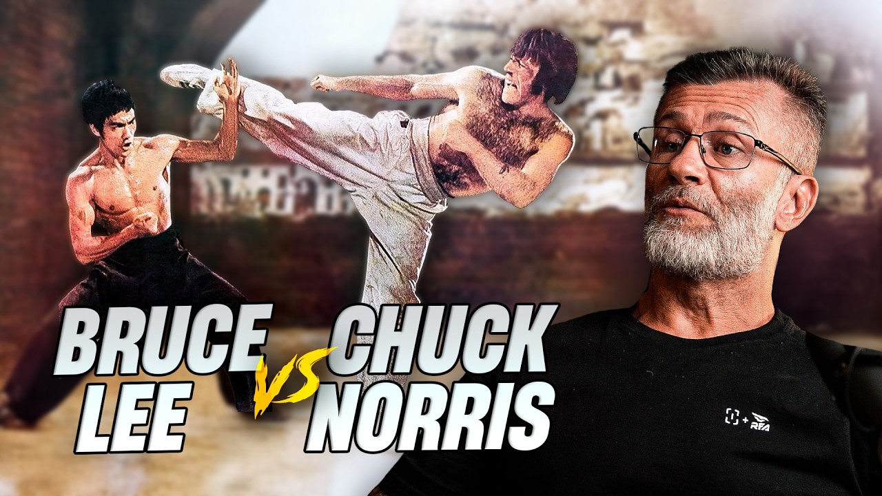 CHUCK NORRIS VS BRUCE LEE - Rangel Farias Reagindo