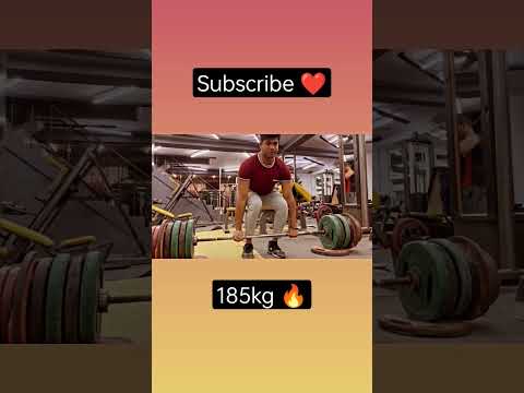 185 kg  deadlift 🔥😱