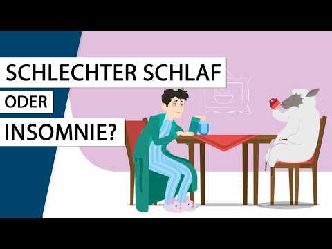 Was ist der Unterschied zwischen schlechtem Schlaf und Insomnie?