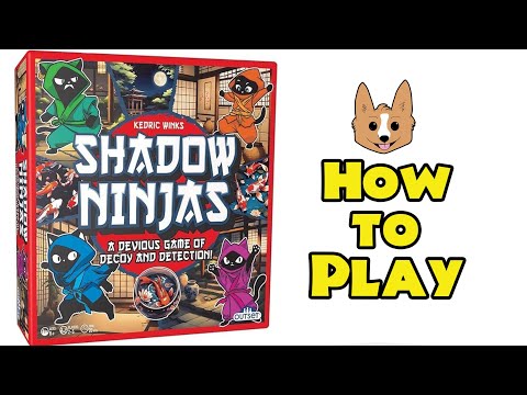 Shadow Ninjas Board Game Playthrough - The Game Flames (the Fanily)