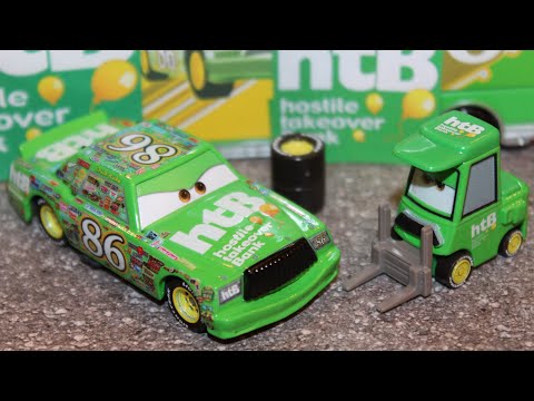 Mattel Disney Cars Chick Hicks & Bruiser Bukowski (HTB Pitty) Piston Cup 2-Pack (Thailand Variants)