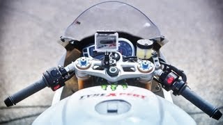 preview picture of video 'Triumph Daytona 675R onboard Ledenon 2013'