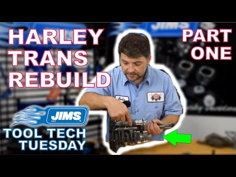 Harley Transmission Rebuild Cruise Drive 6 Speed - Tool Tech Tuesday - JIMS - Kevin Baxter
