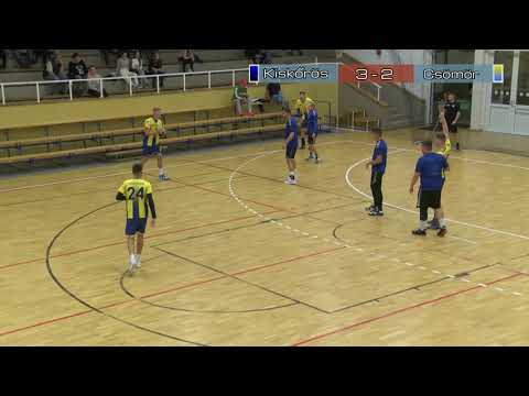 KISKŐRÖSI KSK-CSÖMÖR KSK FÉRFI KÉZILABDA-MÉRKŐZÉS