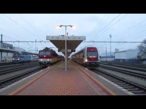 363.145 a 971.003 | Souběžný odjezd z Púchova | ZSSK