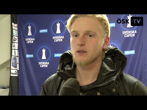 Kalle Holmberg efter segern mot Elfsborg i cupsemifinalen
