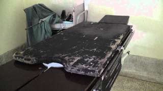 Hospital equipment is old and tattered in Jinja, Uganda