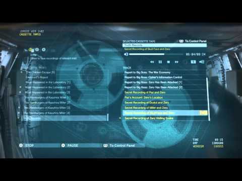 Metal Gear Solid V: The Phantom Pain - Truth Records "Secret Recording of Skull Face and Zero"