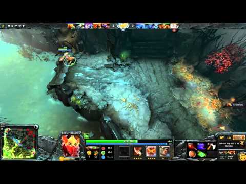 DOTA 2 Bounty Hunter combination Skill + Dagon!
