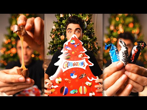 ASMR Candy Chocolate Bars: Snickers, Maltesers, Twix, Milky Way, Mars, Bounty, Galaxy 먹방