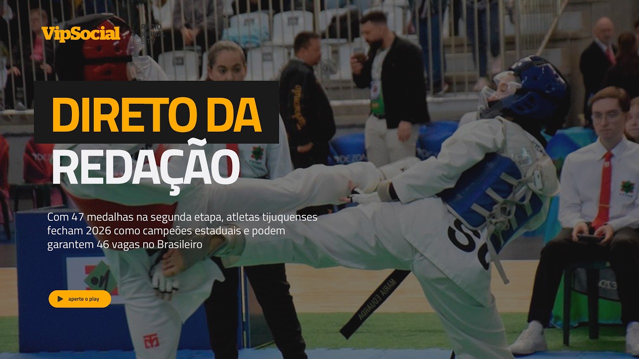 DIRETO DA REDAÇÃO | Equipe de Tijucas conquista título de Campeonato Estadual de Taekwondo