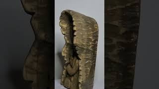 Mom and daughter #woodcarving