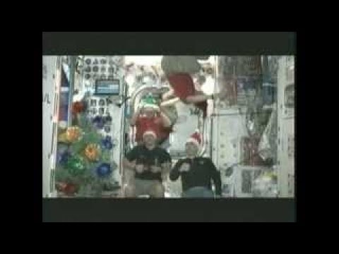 Astronauts celebrate Christmas in Space Station (ISS) NASA
