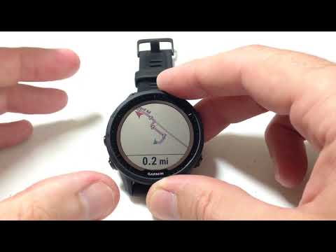 Garmin Forerunner 955: Turn By Turn directions (when navigating)