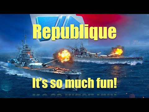 Republique is so much fun! | Full Secondary Build | World of Warships