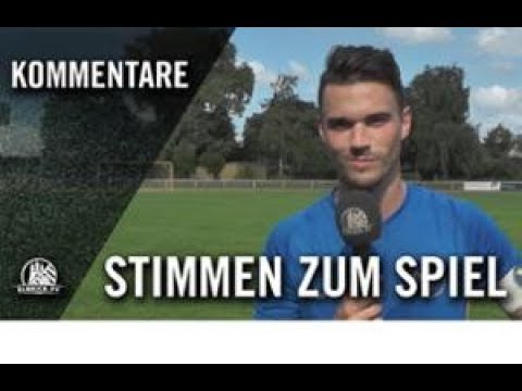 Die Stimmen zum Spiel | Rasensport Uetersen - SC Victoria Hamburg (1. Runde Pokal)