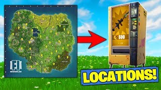 *ALL* VENDING MACHINE LOCATIONS In Fortnite Battle Royale!
