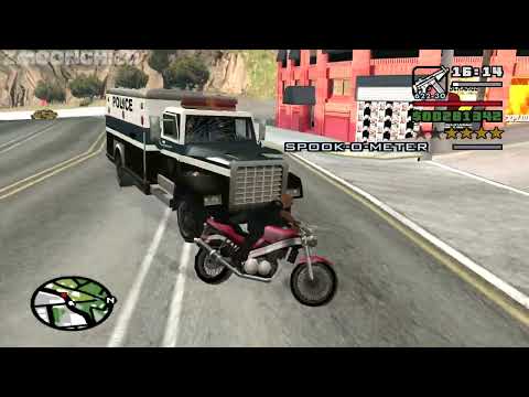 Snail Trail with a 4 Star Wanted Level - Syndicate mission 6 - GTA San Andreas
