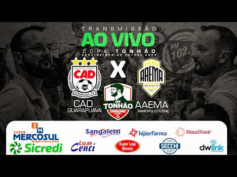 CAD Guarapuava x AAEMA Mariápolis Futsal | 2º Jogo | Copa Tonhão Chopinzinho | AO VIVO