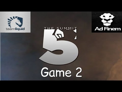Liquid vs Ad Finem - Game 2 - The Summit 5 - QF - Highlights