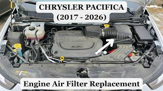 How to Replace Engine Air Filter on Chrysler Pacifica (2017–2026) | Voyager & Grand Caravan
