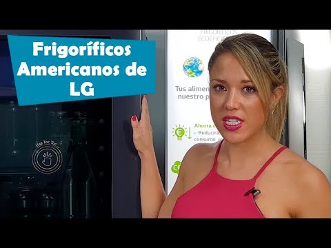 Así son los frigoríficos americanos de LG