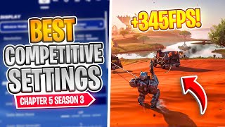 BEST Competitive Settings in Fortnite CHAPTER 5 Season 3! 🔧 (FPS BOOST, Nvidia Settings, Colorblind)