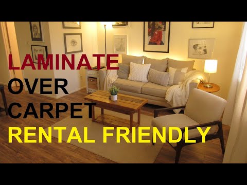 YouTube video about: How to cover carpet stairs in rental?