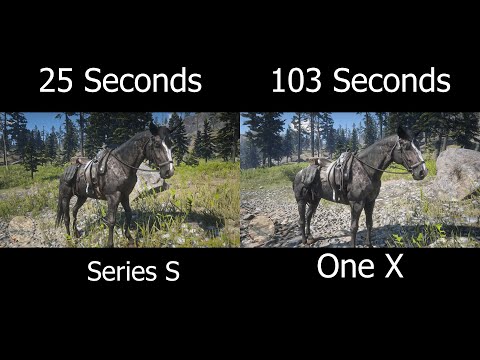 Xbox Series S vs Xbox One X Comparison - Load Times - Red Dead Redemption 2