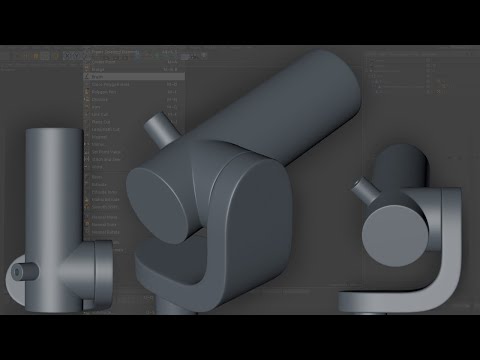 Cinema 4D HARD SURFACE TUTORIAL HOW to MODEL 04