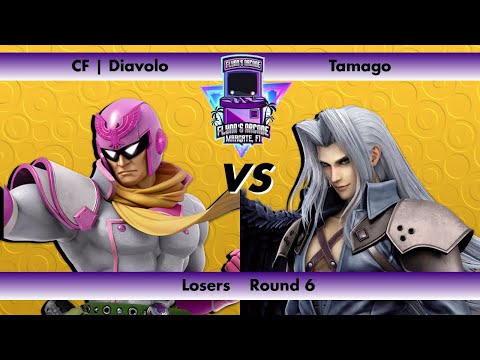 Flynn's Arcade 049 Losers Round 6 - CF | Diavolo (Captain Falcon)Vs Tamago (Sephiroth) SSBU Ultimate