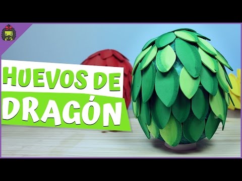 Crea TUS Huevos DE Dragon - Manualidades fáciles para decorar y organizar.