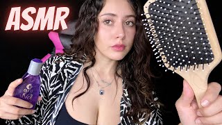 ASMR español ✨ MASAJE EN TU CABEZA Y CEPILLO TU CABELLO 💖 braingasm