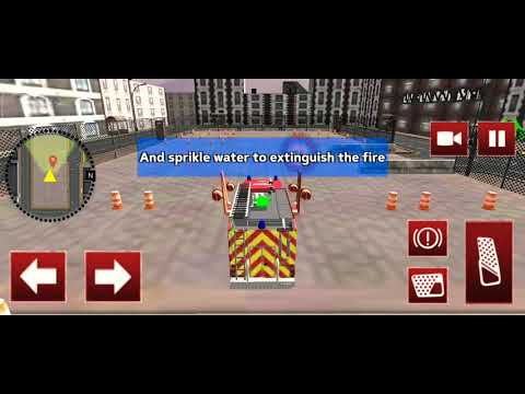 Driving fire truck - Flying Fire Truck Simulator #1 - Android Gameplay