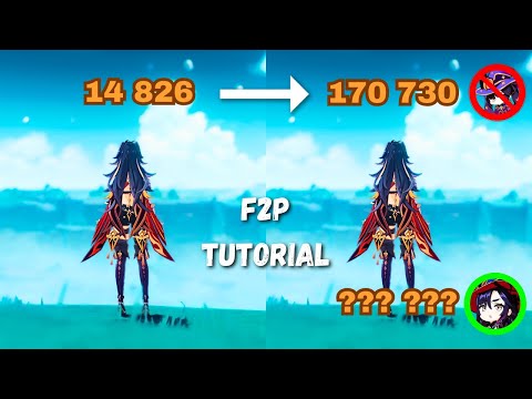 C1 Dehya 170K F2P Nuke Tutorial ( No Mona/Kazuha ) || [ Genshin Impact ]