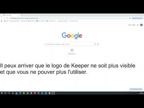 Réactiver l'extension Keeper dans Google Chrome
