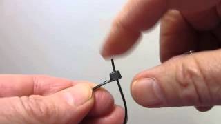 How to Open A Zip Tie Cable Tie with A Safety Pin 20150430 at 0228pm EDT