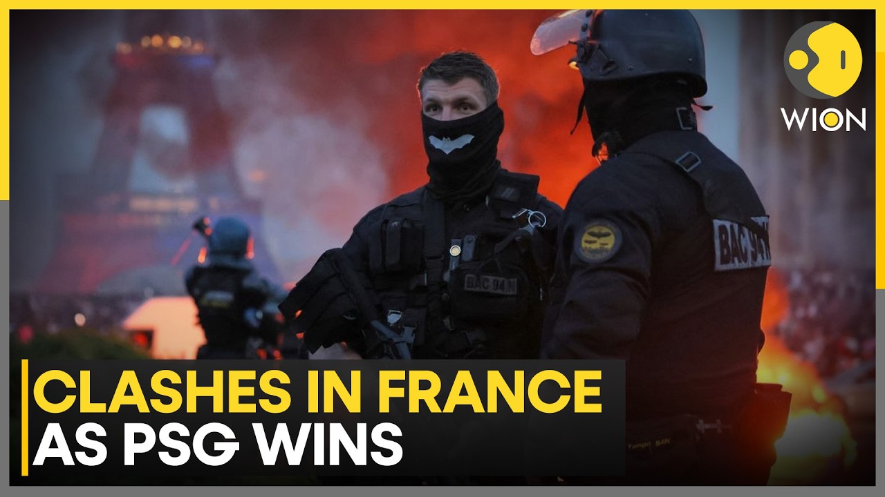 Violent Clashes in France as PSG Win Champions League | WION News